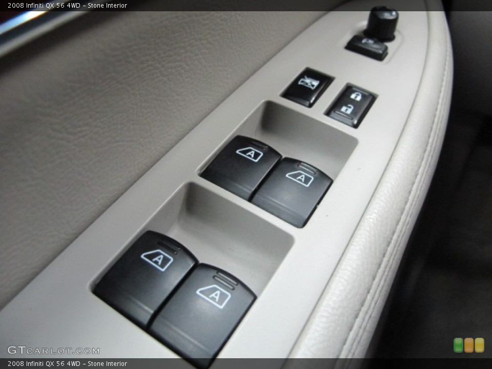 Stone Interior Controls for the 2008 Infiniti QX 56 4WD #78306256