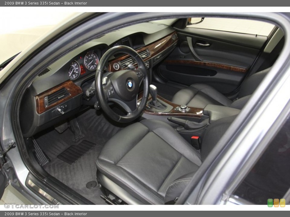 Black Interior Photo for the 2009 BMW 3 Series 335i Sedan #78308101
