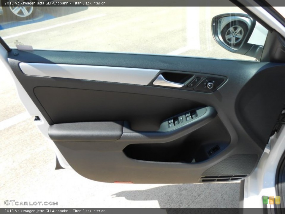 Titan Black Interior Door Panel for the 2013 Volkswagen Jetta GLI Autobahn #78308209