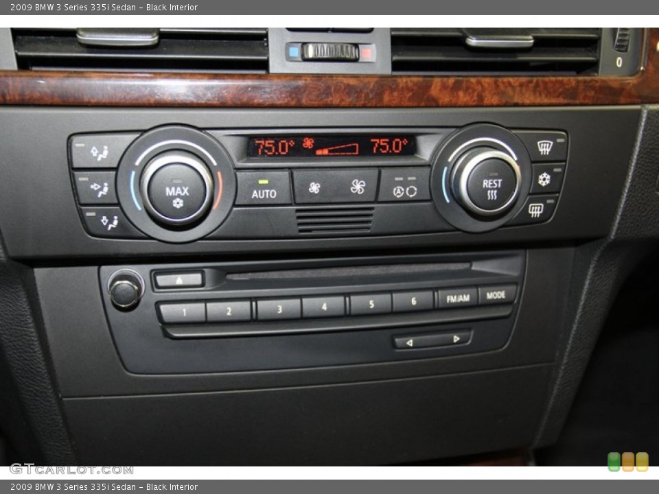 Black Interior Controls for the 2009 BMW 3 Series 335i Sedan #78308383