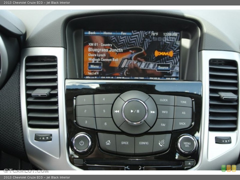 Jet Black Interior Controls for the 2013 Chevrolet Cruze ECO #78308656