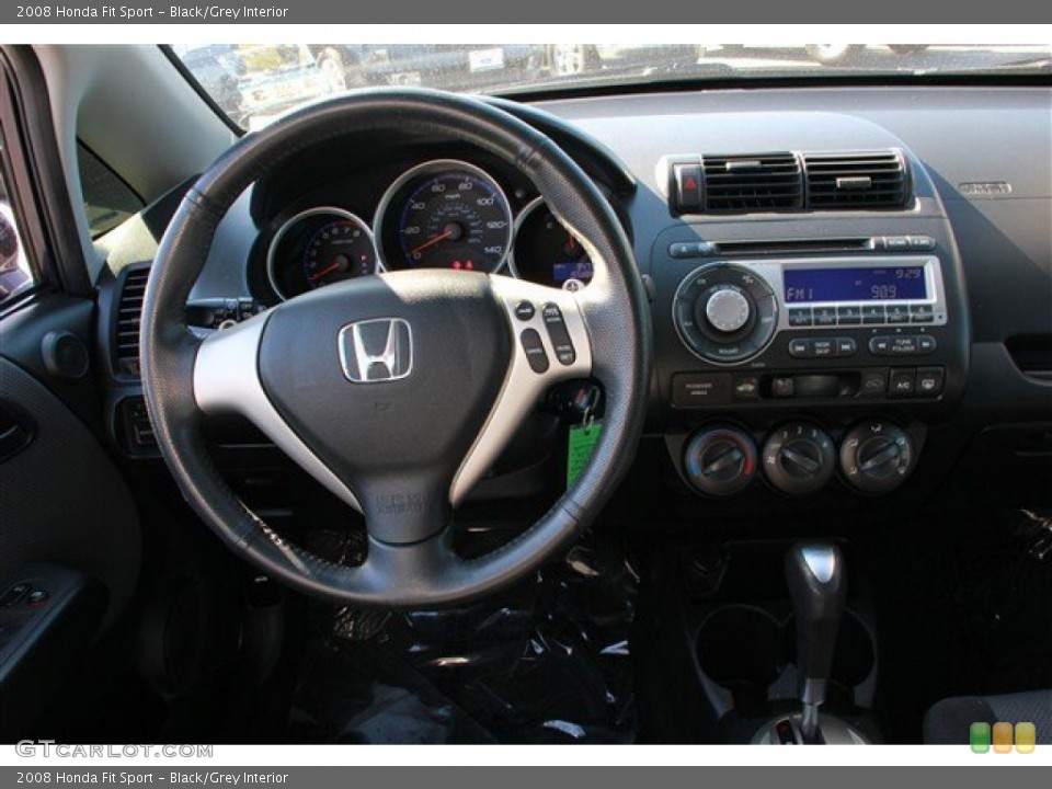 Black/Grey Interior Dashboard for the 2008 Honda Fit Sport #78308686