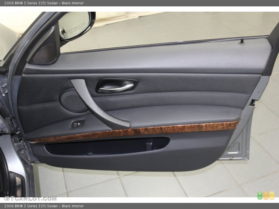 Black Interior Door Panel for the 2009 BMW 3 Series 335i Sedan #78308728