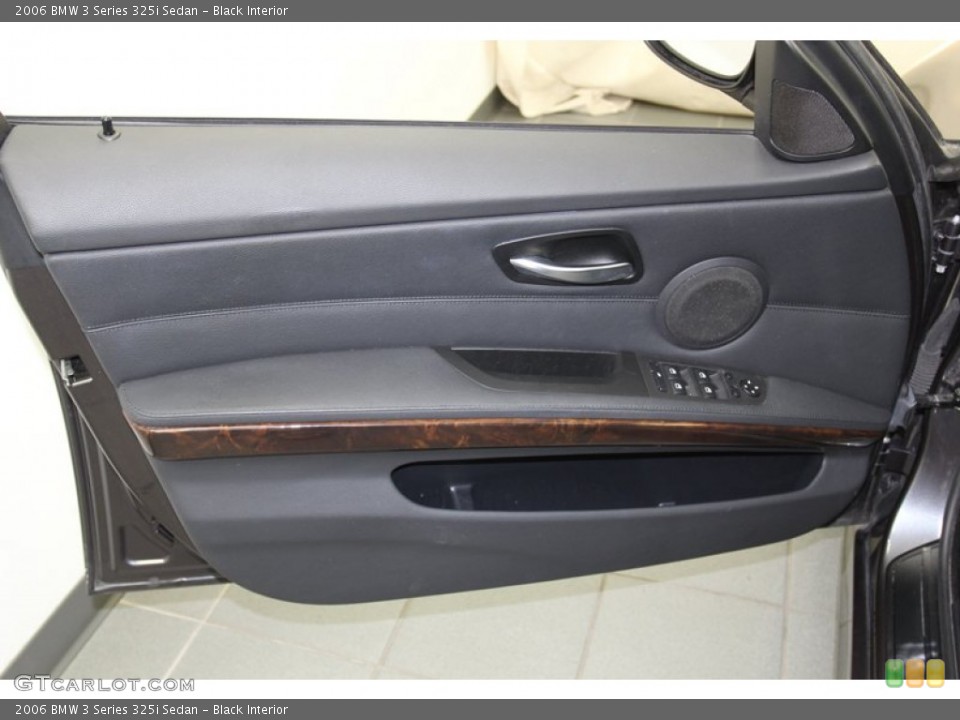 Black Interior Door Panel for the 2006 BMW 3 Series 325i Sedan #78309766