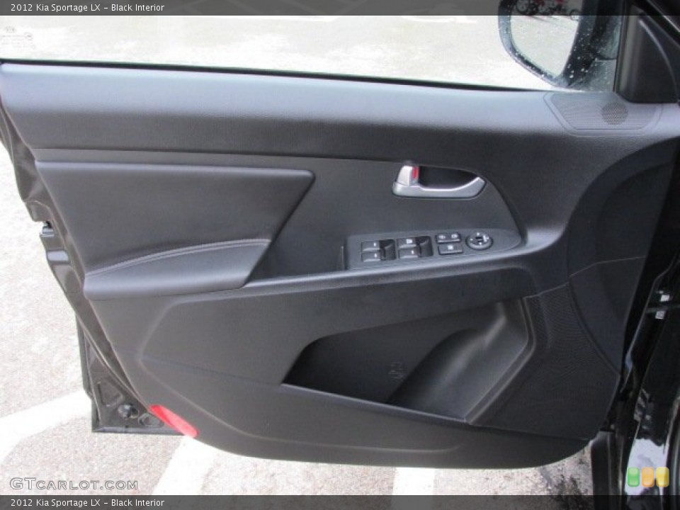 Black Interior Door Panel for the 2012 Kia Sportage LX #78309857