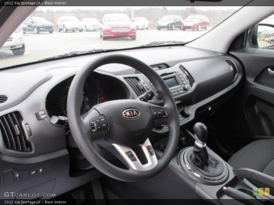 Black Interior Dashboard for the 2012 Kia Sportage LX #78309873