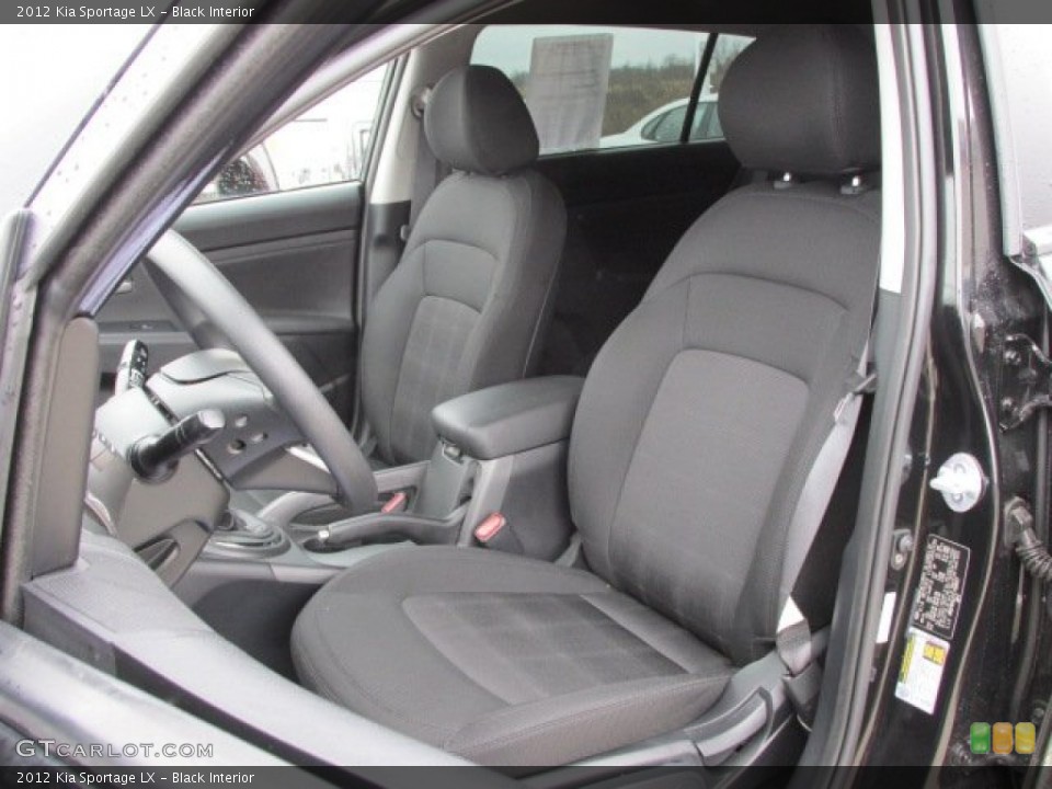 Black Interior Photo for the 2012 Kia Sportage LX #78309890