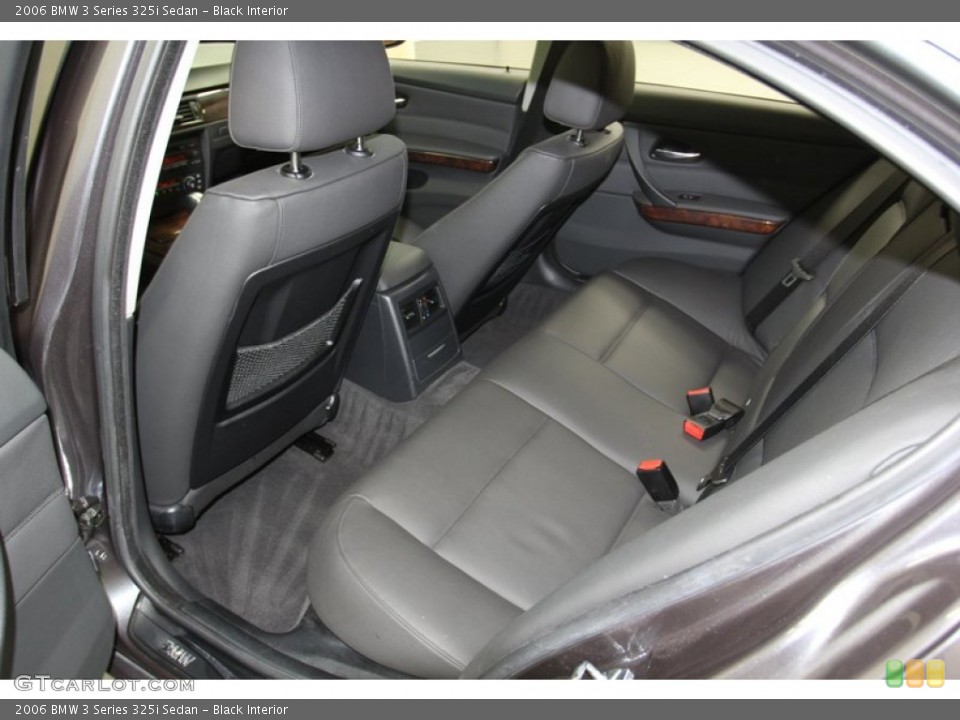 Black Interior Rear Seat for the 2006 BMW 3 Series 325i Sedan #78309958