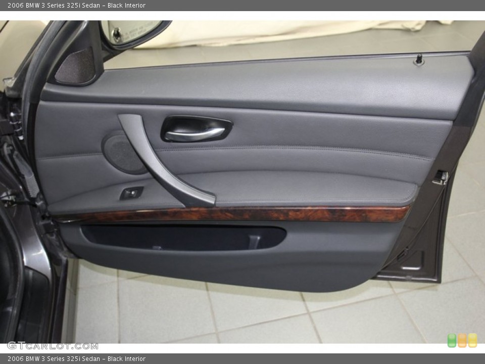 Black Interior Door Panel for the 2006 BMW 3 Series 325i Sedan #78310210