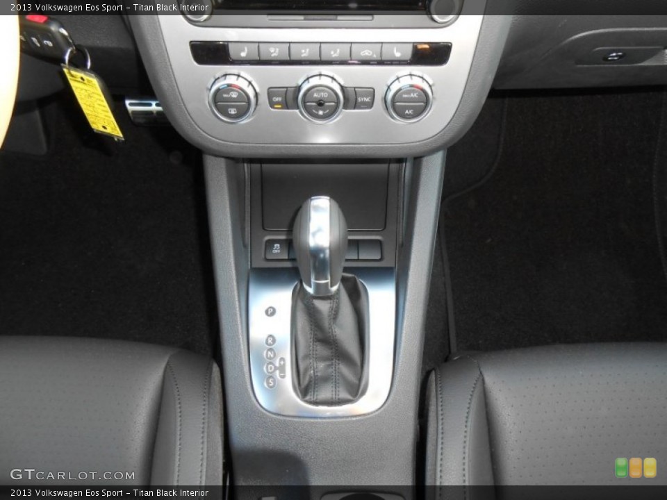 Titan Black Interior Transmission for the 2013 Volkswagen Eos Sport #78312550