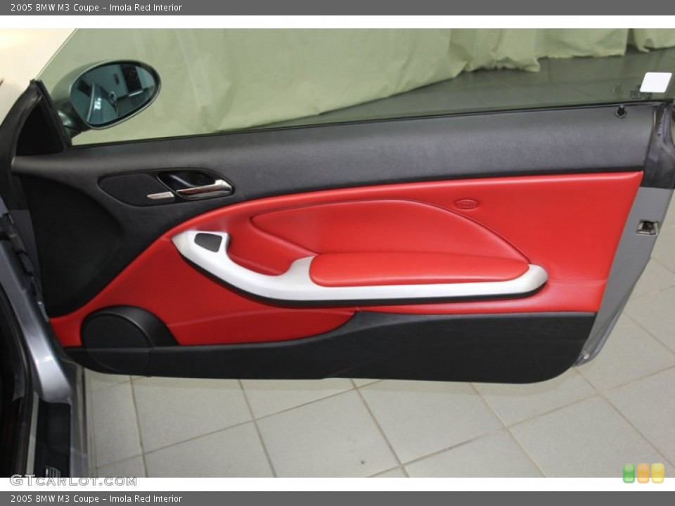 Imola Red Interior Door Panel for the 2005 BMW M3 Coupe #78313861