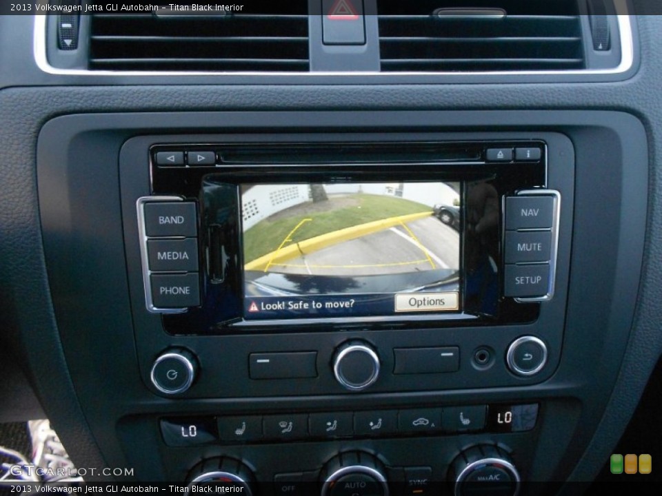 Titan Black Interior Controls for the 2013 Volkswagen Jetta GLI Autobahn #78314080