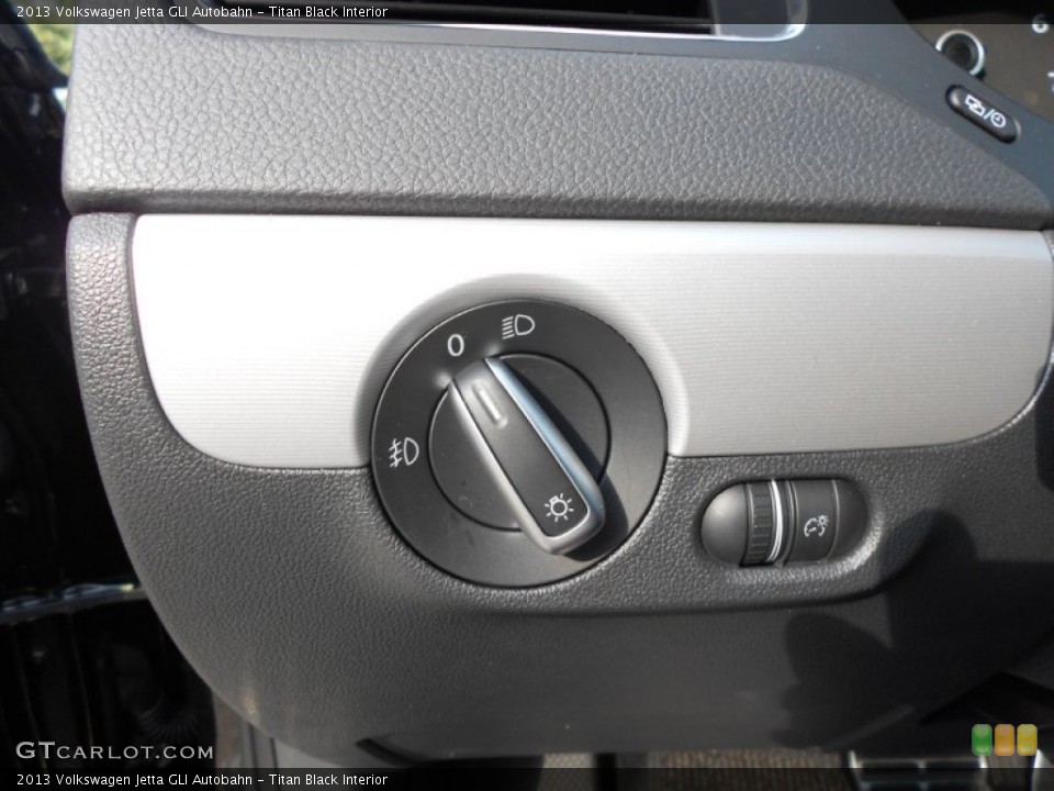 Titan Black Interior Controls for the 2013 Volkswagen Jetta GLI Autobahn #78314092