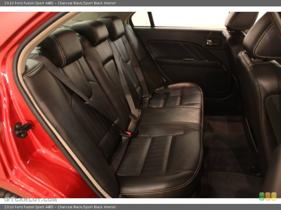 Charcoal Black/Sport Black Interior Rear Seat for the 2010 Ford Fusion Sport AWD #78314098