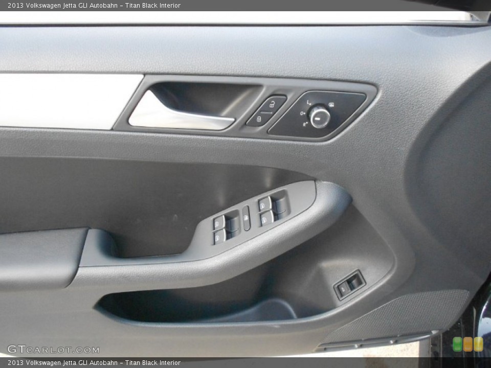 Titan Black Interior Door Panel for the 2013 Volkswagen Jetta GLI Autobahn #78314105