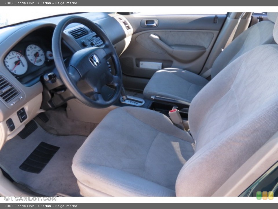 Beige Interior Photo for the 2002 Honda Civic LX Sedan #78314626