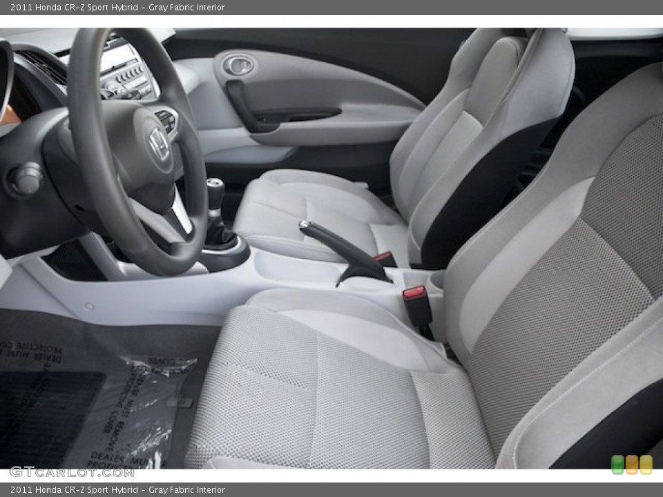 Gray Fabric Interior Photo for the 2011 Honda CR-Z Sport Hybrid #78314815