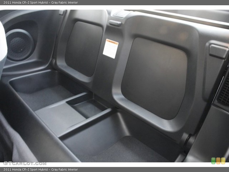 Gray Fabric Interior Photo for the 2011 Honda CR-Z Sport Hybrid #78314820