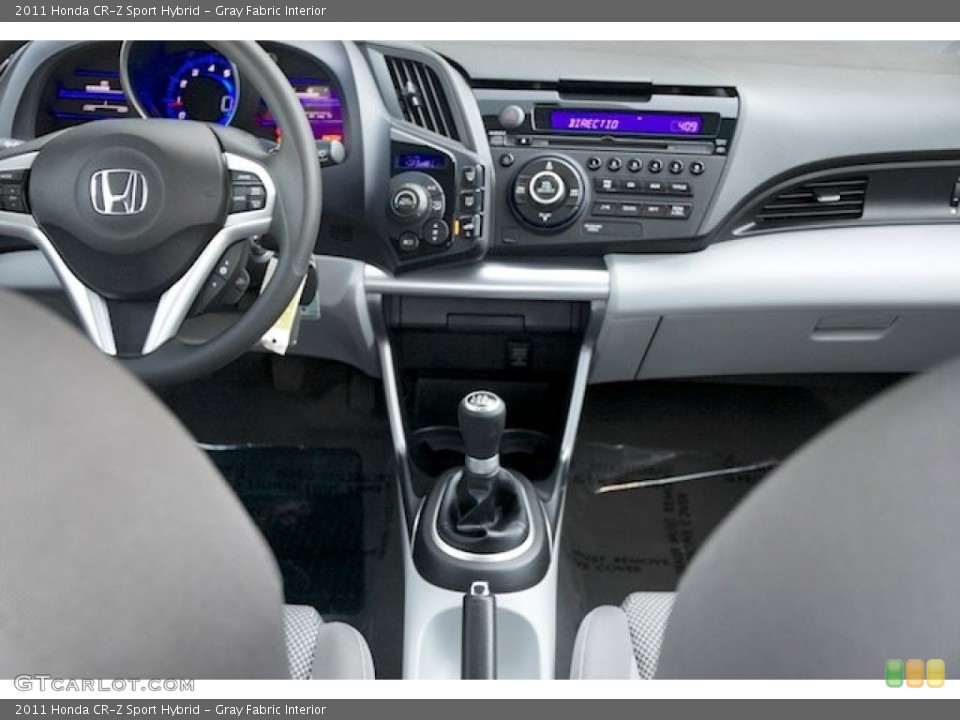 Gray Fabric Interior Dashboard for the 2011 Honda CR-Z Sport Hybrid #78314827