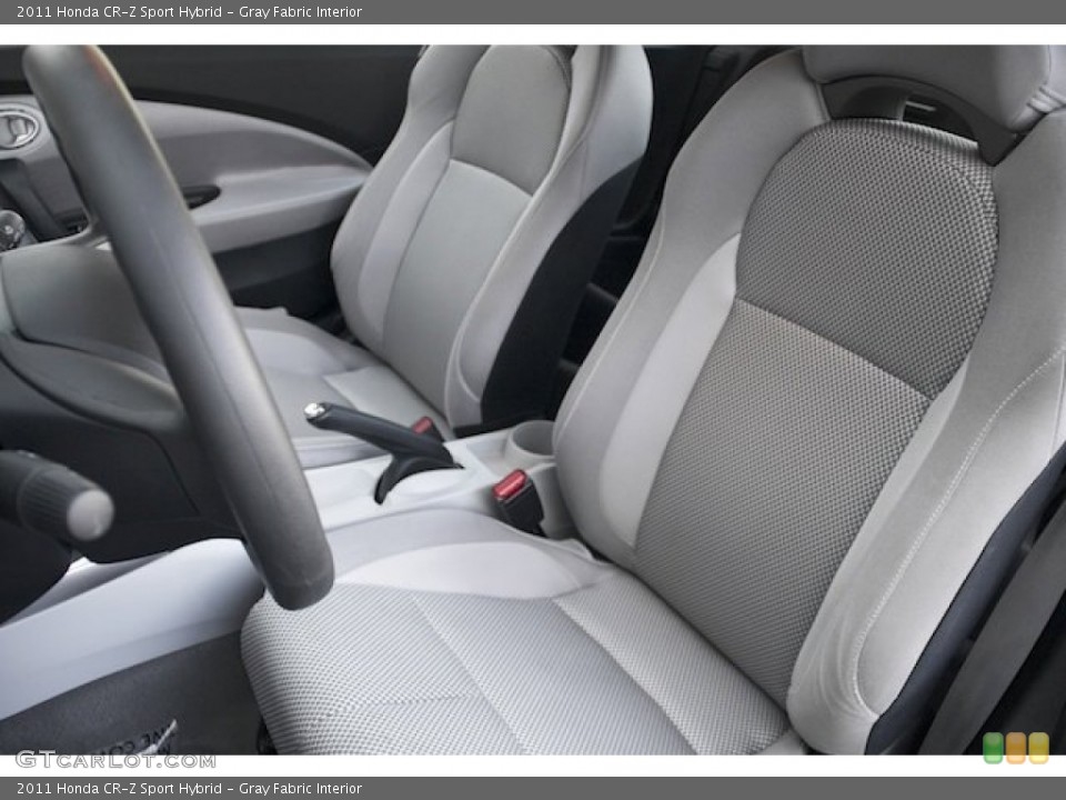 Gray Fabric Interior Front Seat for the 2011 Honda CR-Z Sport Hybrid #78314887