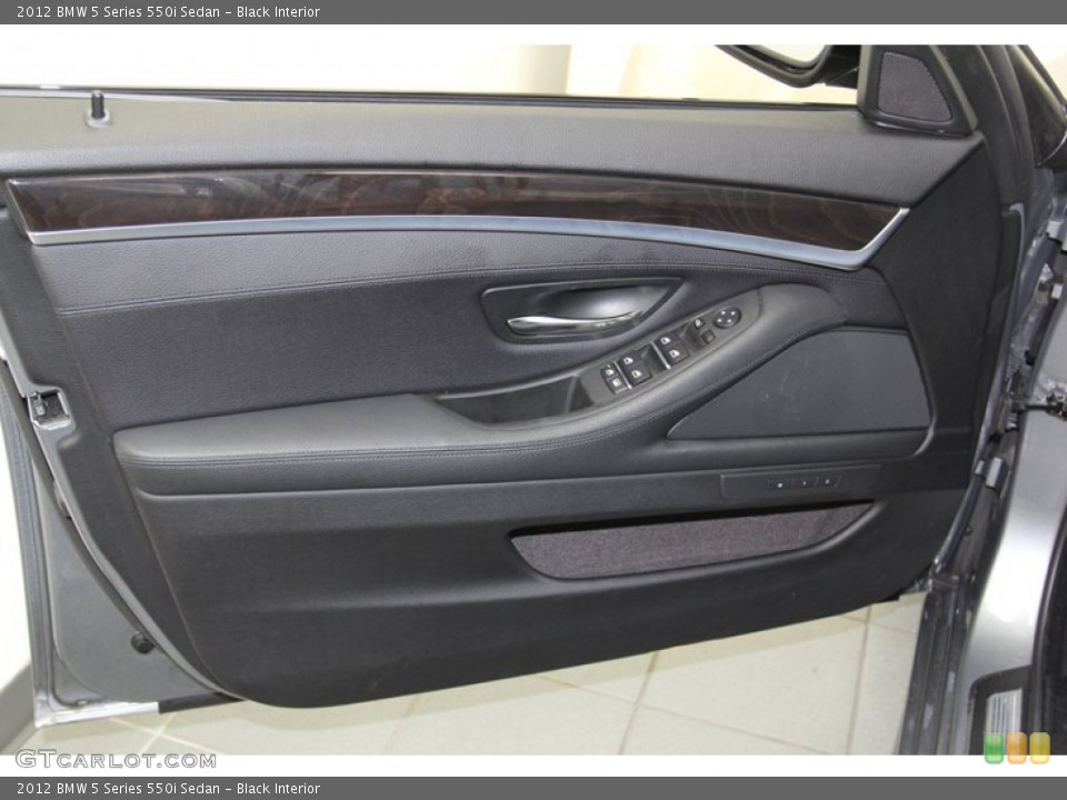 Black Interior Door Panel for the 2012 BMW 5 Series 550i Sedan #78315811