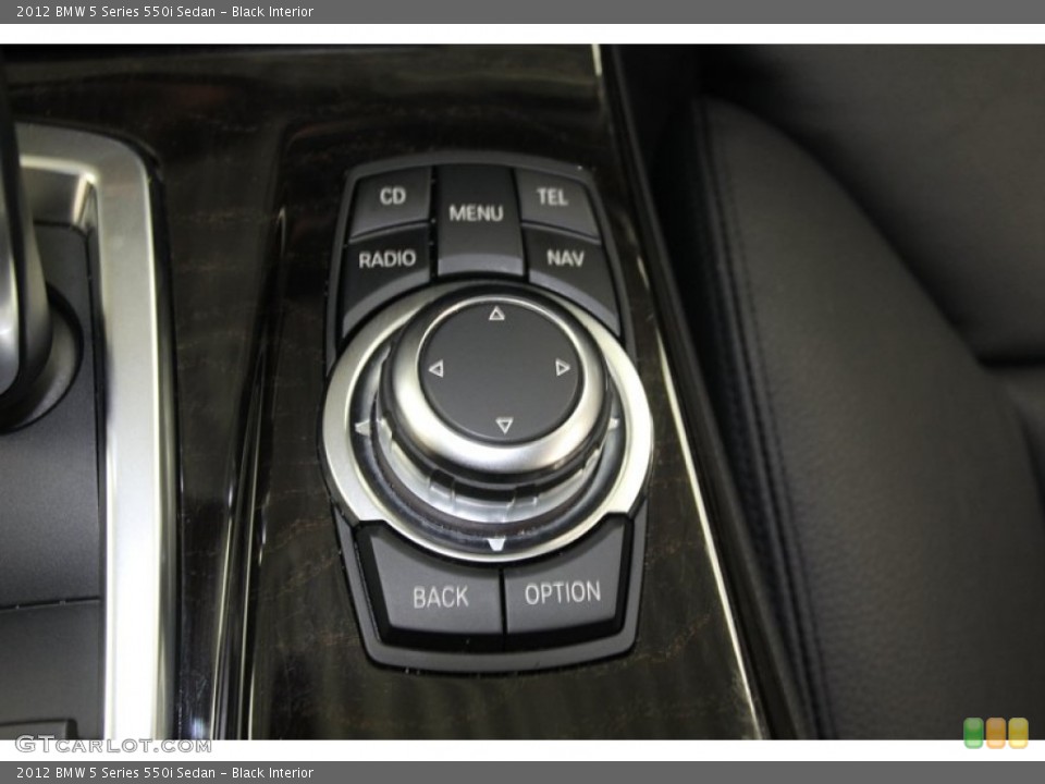 Black Interior Controls for the 2012 BMW 5 Series 550i Sedan #78315898