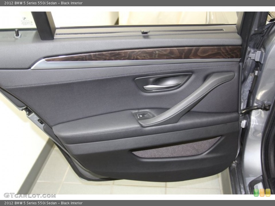 Black Interior Door Panel for the 2012 BMW 5 Series 550i Sedan #78315955