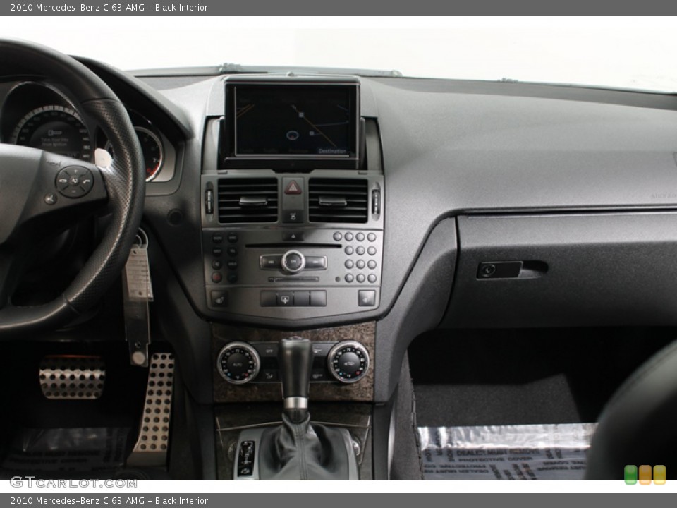 Black Interior Dashboard for the 2010 Mercedes-Benz C 63 AMG #78316765