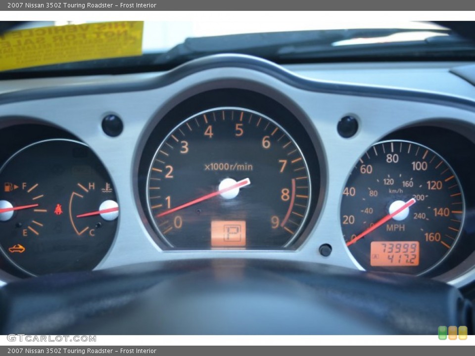 Frost Interior Gauges for the 2007 Nissan 350Z Touring Roadster #78317377