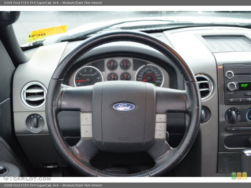Medium/Dark Flint Interior Steering Wheel for the 2008 Ford F150 FX4 SuperCab 4x4 #78317977