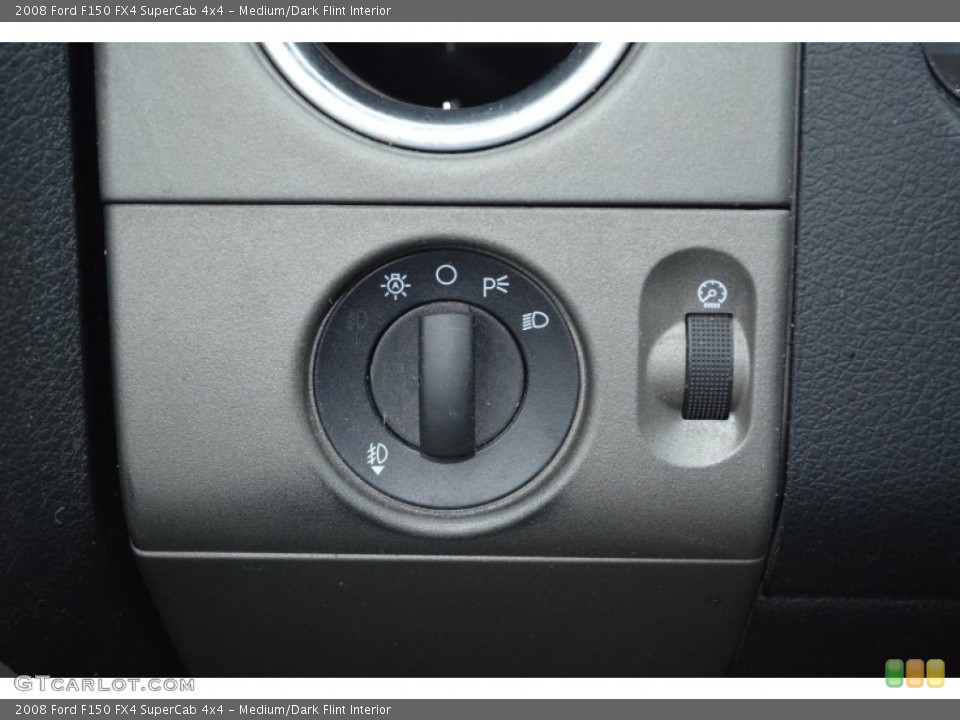 Medium/Dark Flint Interior Controls for the 2008 Ford F150 FX4 SuperCab 4x4 #78317981