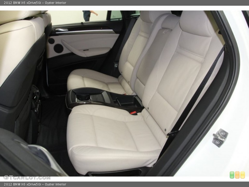 Oyster Interior Rear Seat for the 2012 BMW X6 xDrive50i #78318684