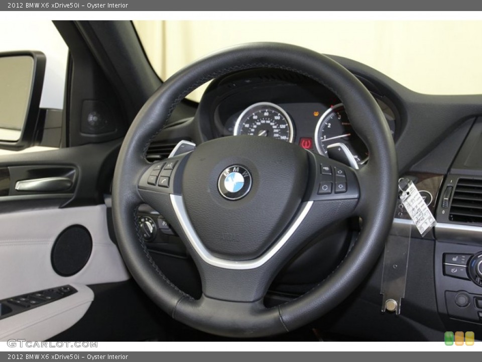 Oyster Interior Steering Wheel for the 2012 BMW X6 xDrive50i #78318790