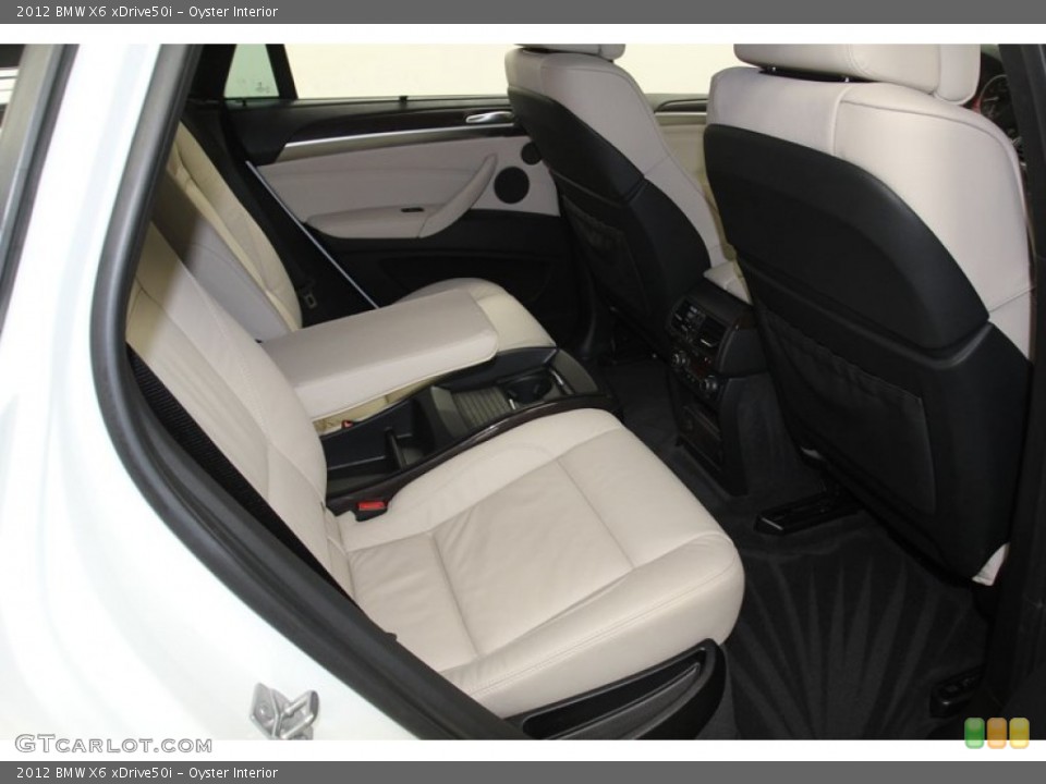 Oyster Interior Rear Seat for the 2012 BMW X6 xDrive50i #78318817