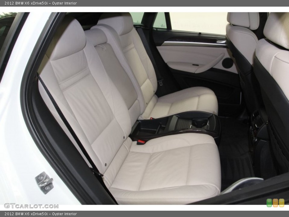 Oyster Interior Rear Seat for the 2012 BMW X6 xDrive50i #78318827