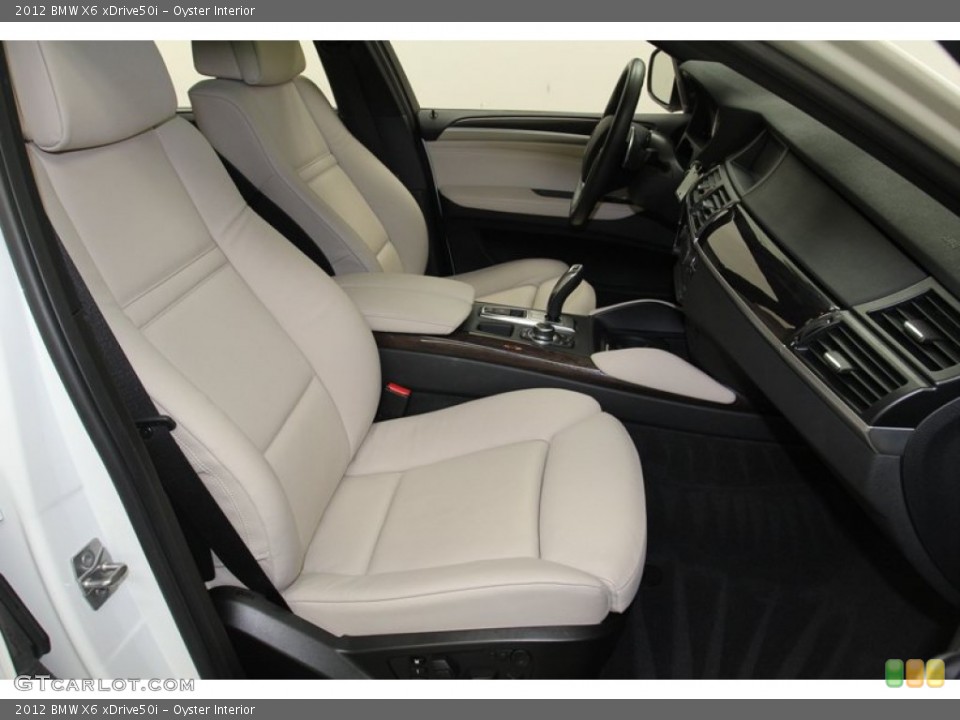 Oyster Interior Front Seat for the 2012 BMW X6 xDrive50i #78318850
