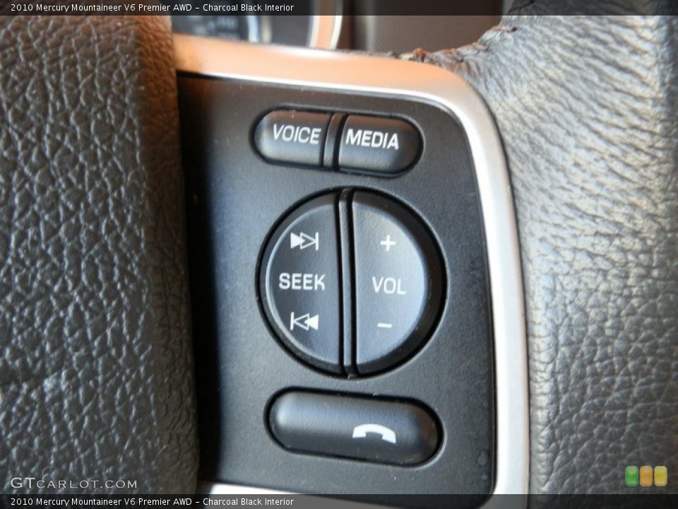 Charcoal Black Interior Controls for the 2010 Mercury Mountaineer V6 Premier AWD #78320657