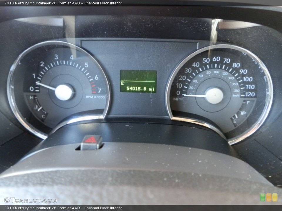 Charcoal Black Interior Gauges for the 2010 Mercury Mountaineer V6 Premier AWD #78320680