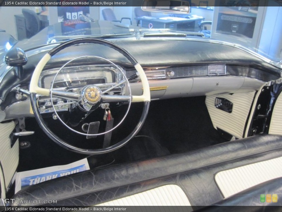 Black/Beige Interior Dashboard for the 1954 Cadillac Eldorado  #78320712