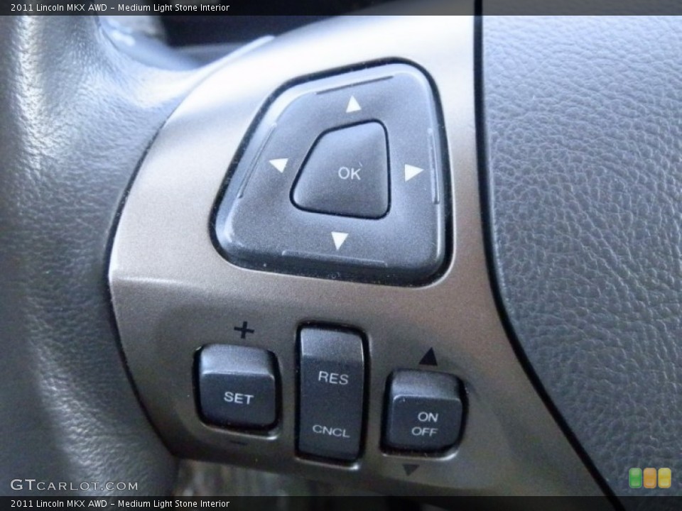 Medium Light Stone Interior Controls for the 2011 Lincoln MKX AWD #78321519