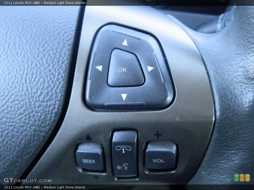 Medium Light Stone Interior Controls for the 2011 Lincoln MKX AWD #78321567