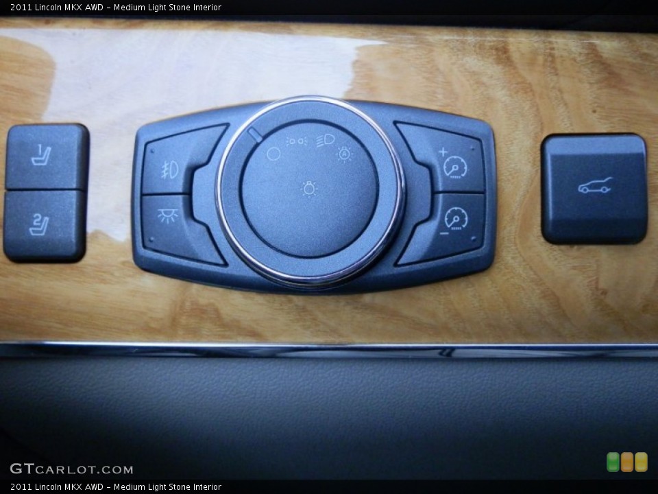 Medium Light Stone Interior Controls for the 2011 Lincoln MKX AWD #78321592