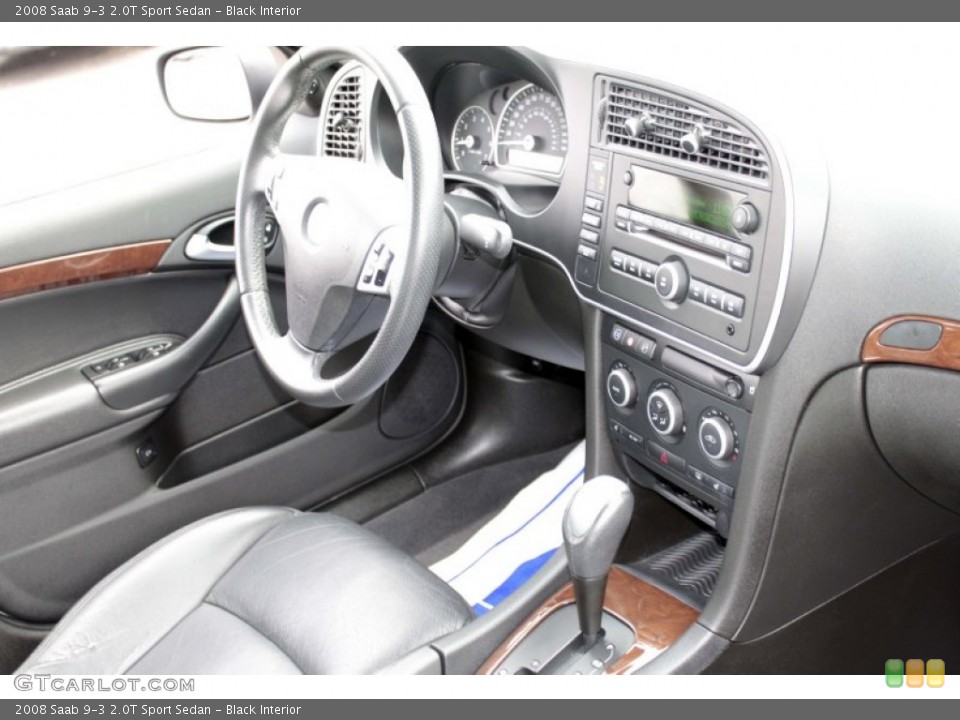 Black Interior Dashboard for the 2008 Saab 9-3 2.0T Sport Sedan #78323005