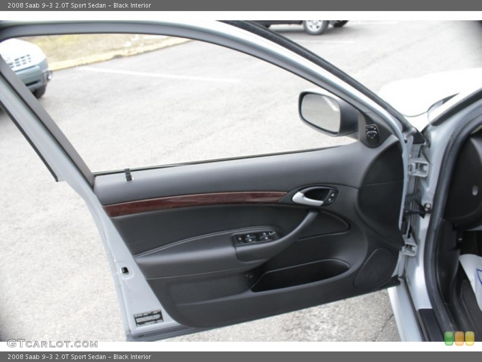 Black Interior Door Panel for the 2008 Saab 9-3 2.0T Sport Sedan #78323034