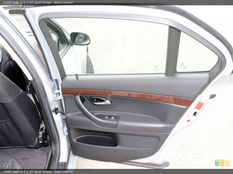 Black Interior Door Panel for the 2008 Saab 9-3 2.0T Sport Sedan #78323055