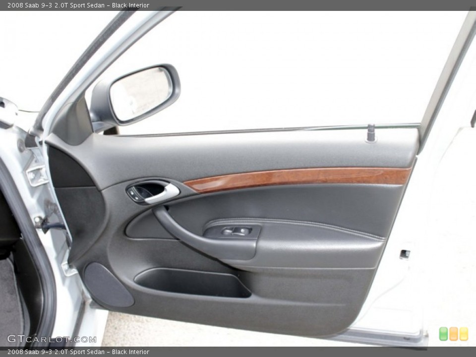 Black Interior Door Panel for the 2008 Saab 9-3 2.0T Sport Sedan #78323069