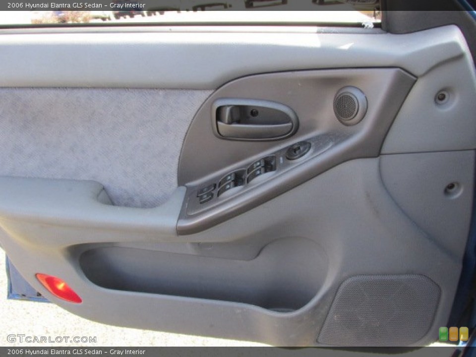Gray Interior Door Panel for the 2006 Hyundai Elantra GLS Sedan #78323499
