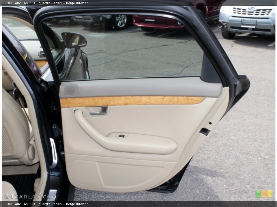 Beige Interior Door Panel for the 2008 Audi A4 2.0T quattro Sedan #78323793