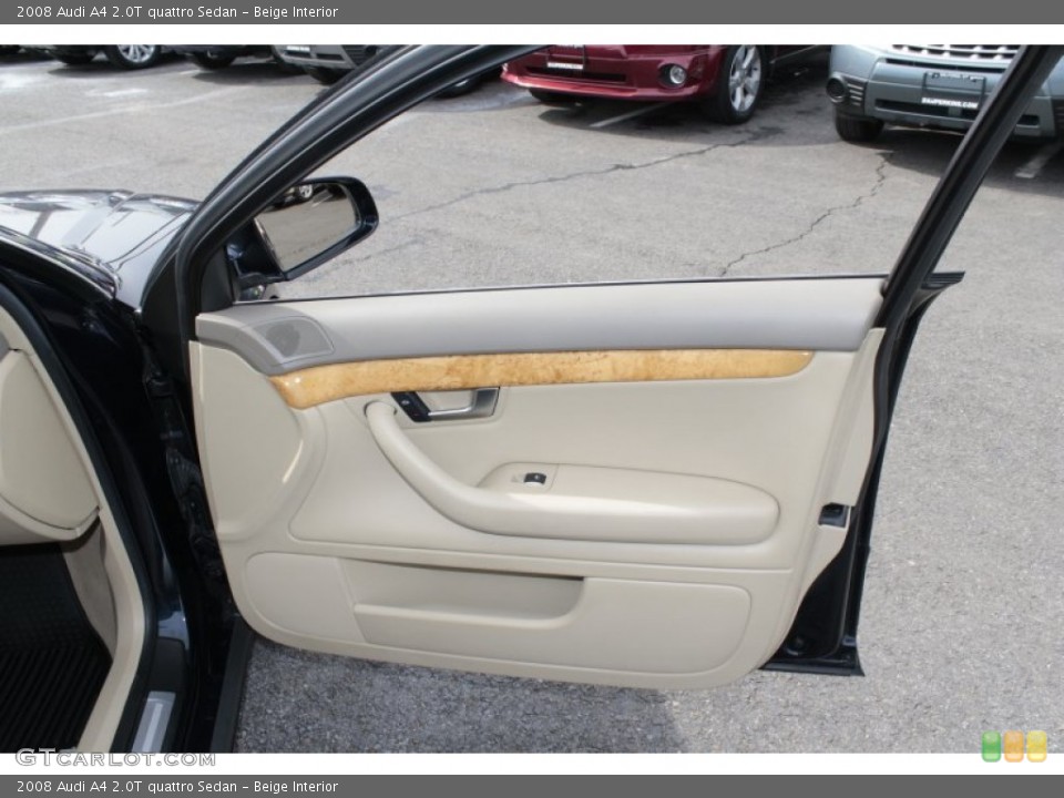 Beige Interior Door Panel for the 2008 Audi A4 2.0T quattro Sedan #78323814