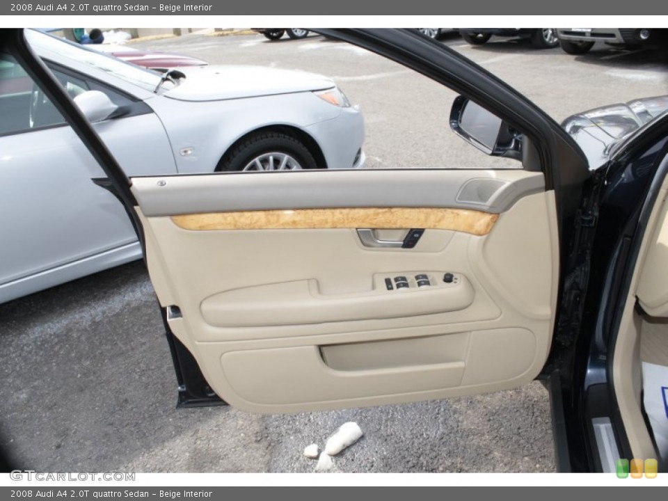 Beige Interior Door Panel for the 2008 Audi A4 2.0T quattro Sedan #78323844